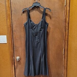 Bebe Black Satin Dress